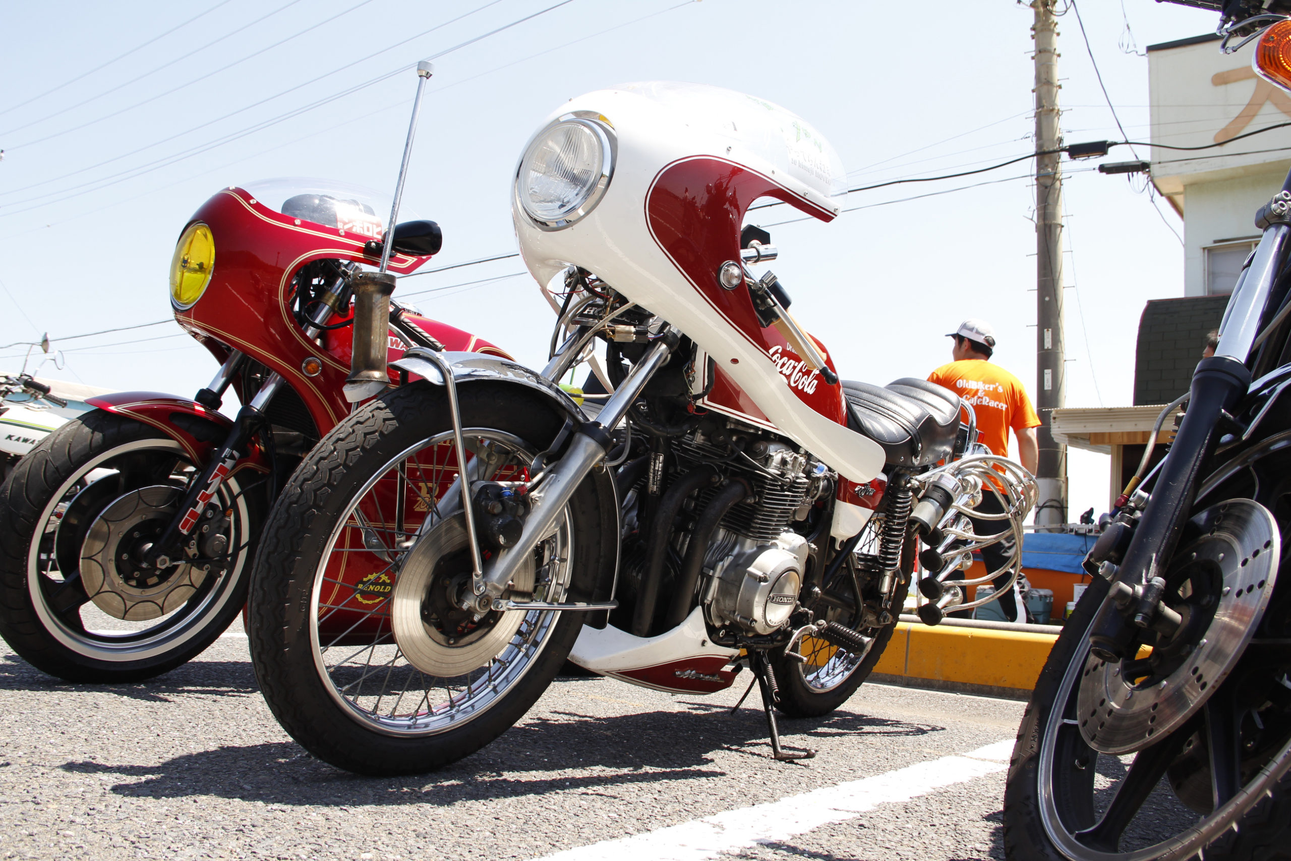もちさん 専用ヨンフォア アゲイン製オイルクーラー CB400four 用